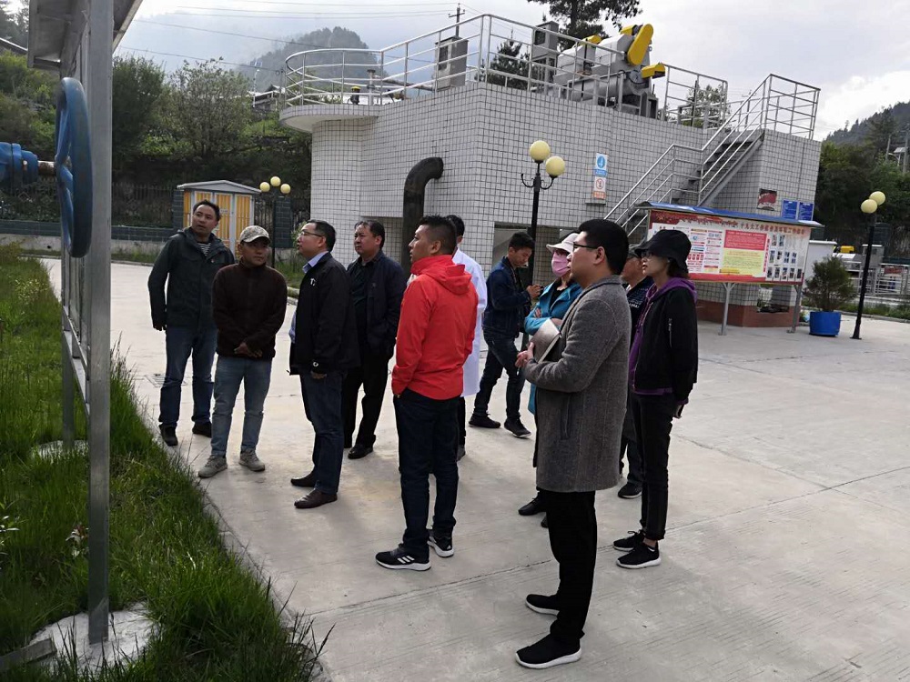 西藏自治區(qū)水利部領(lǐng)導蒞臨亞東縣污水處理廠考察工作